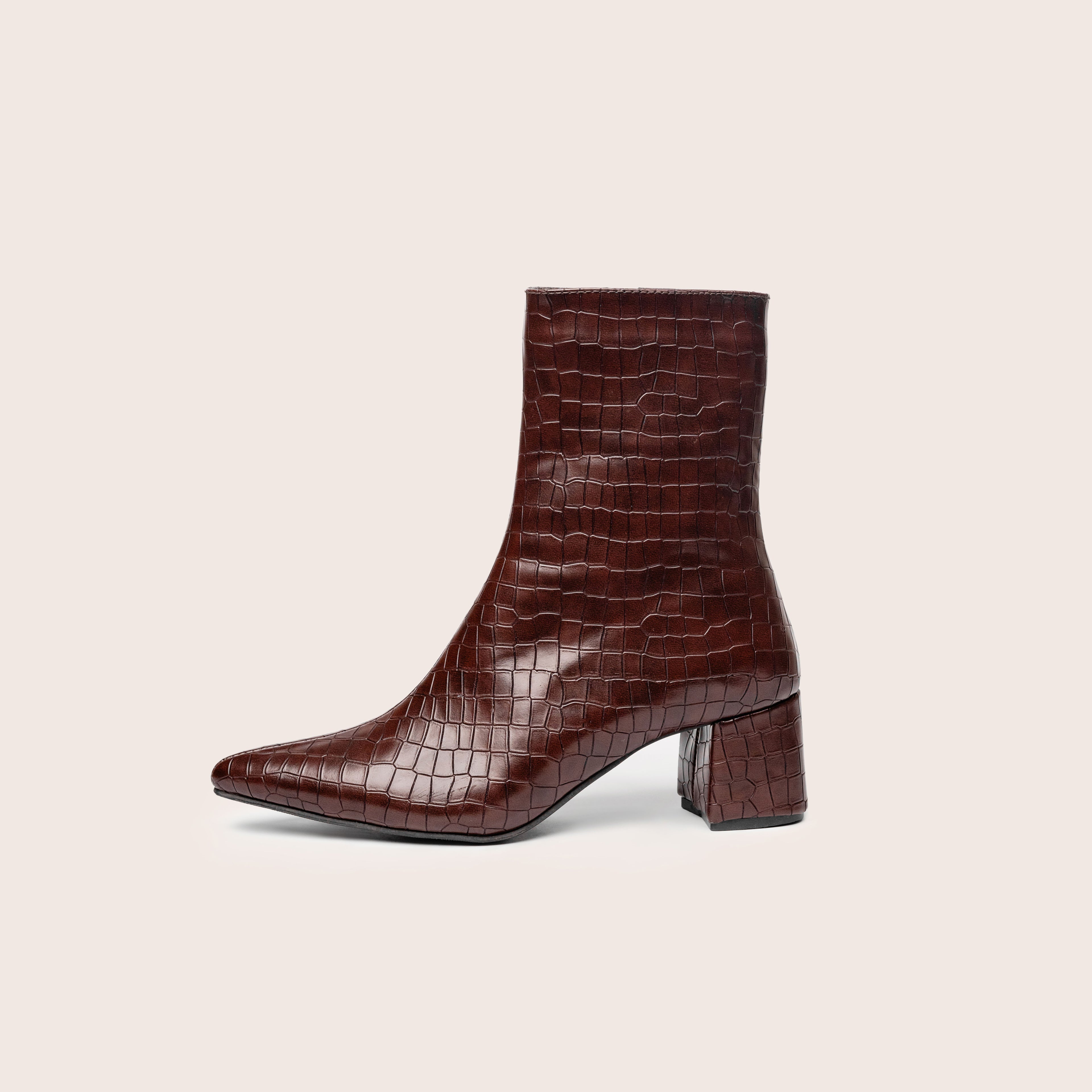 CÉLIA Croc Boots — handcrafted women's boots from Glamsy Egypt