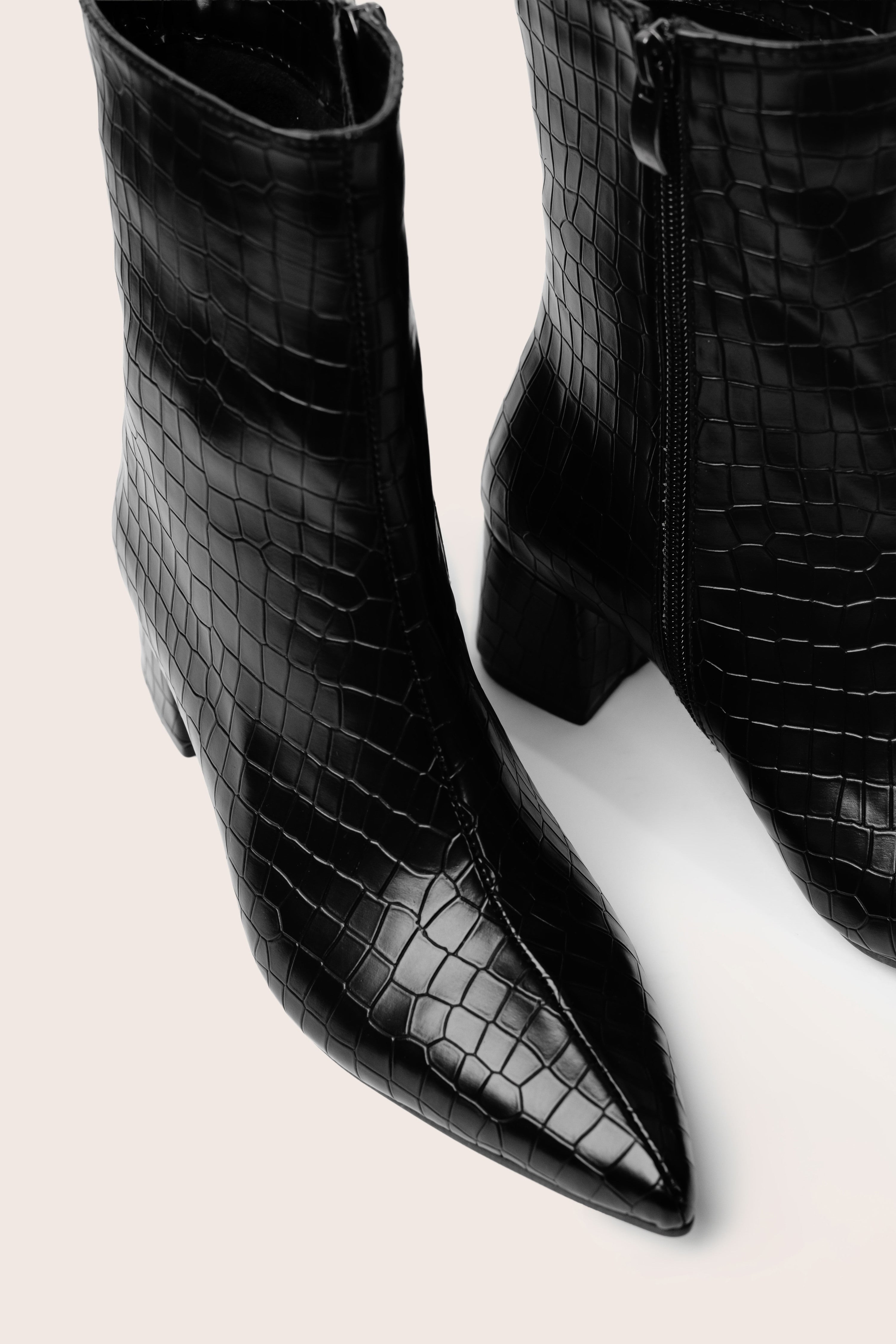 CÉLIA Croc Boots — handcrafted women's boots from Glamsy Egypt