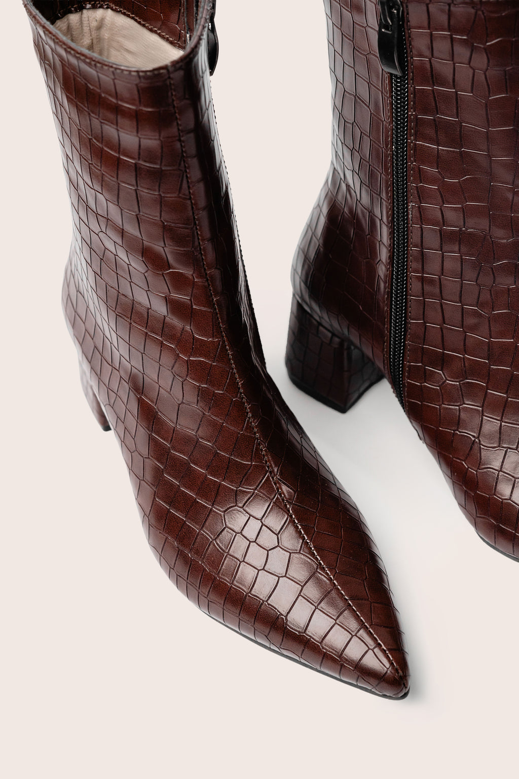 CÉLIA Croc Boots — handcrafted women's boots from Glamsy Egypt
