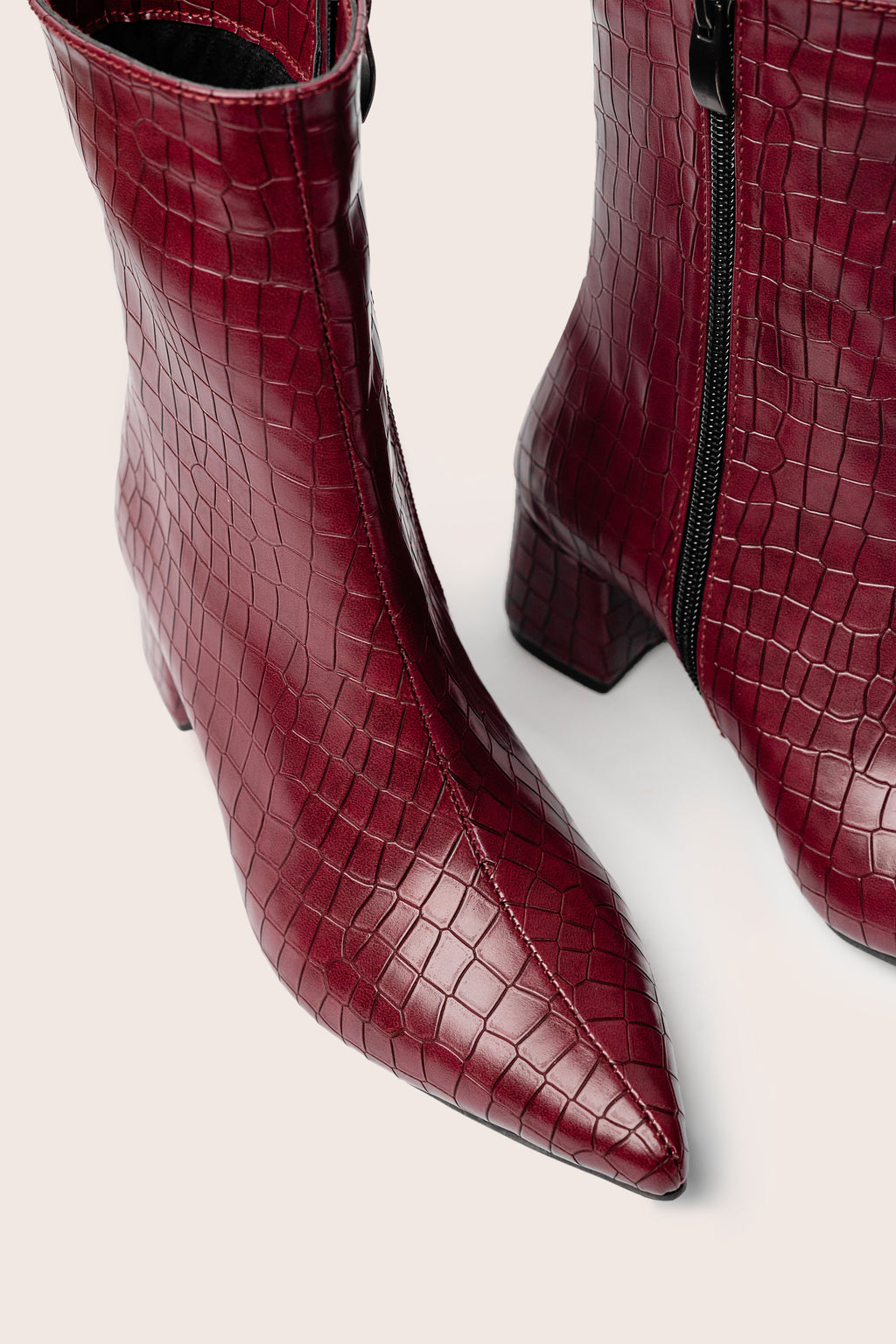 CÉLIA Croc Boots — handcrafted women's boots from Glamsy Egypt