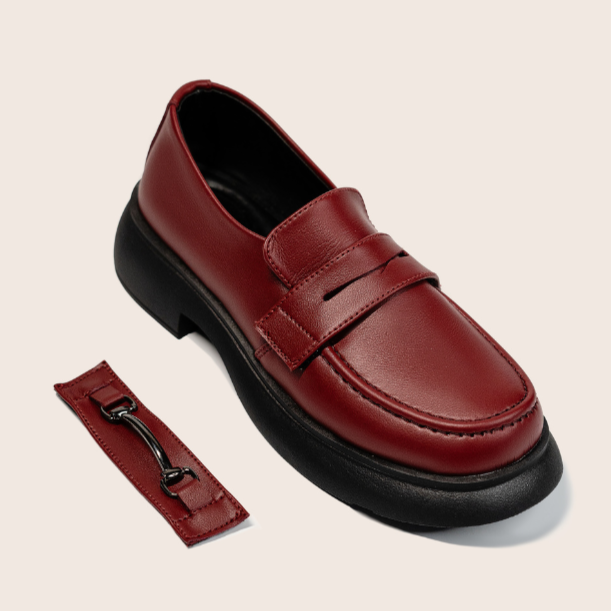 Luna Loafers — handcrafted women's loafers from Glamsy Egypt