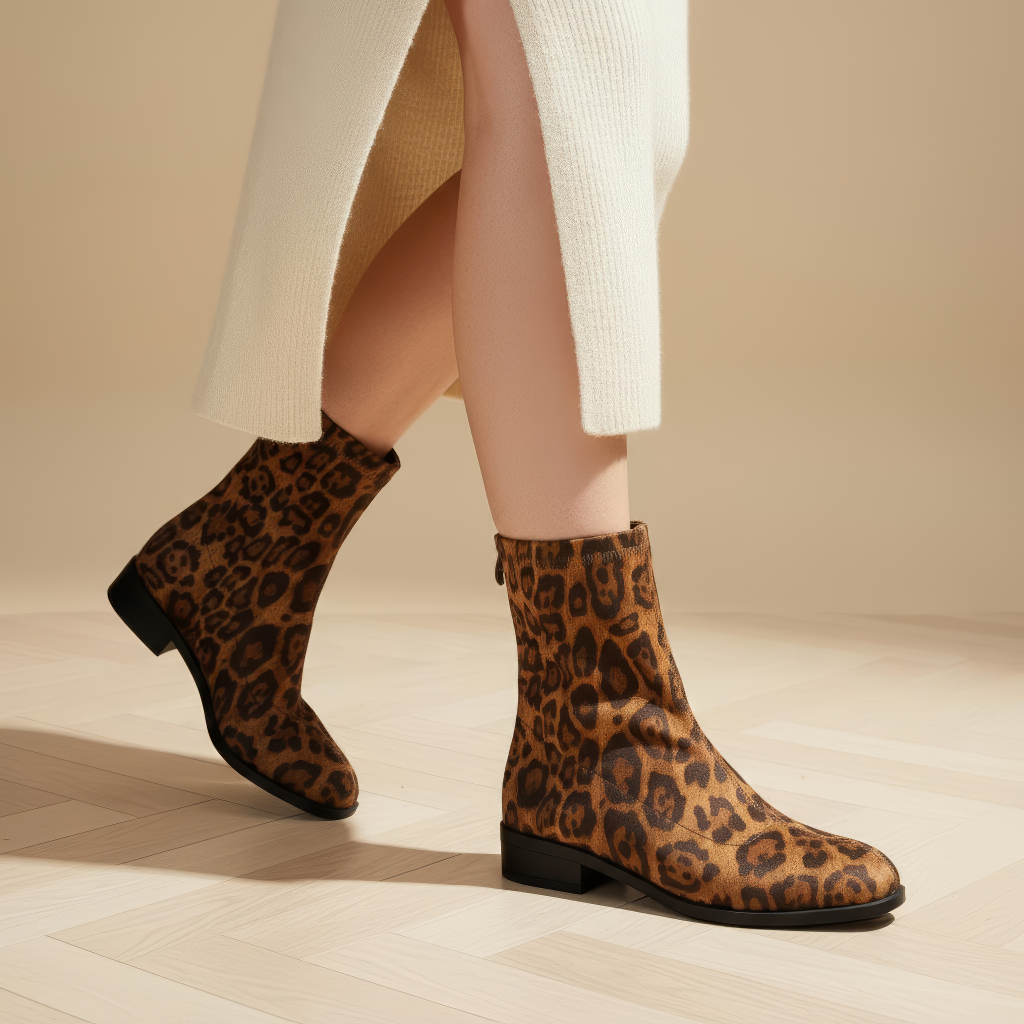 Flora (Leopard Suede)