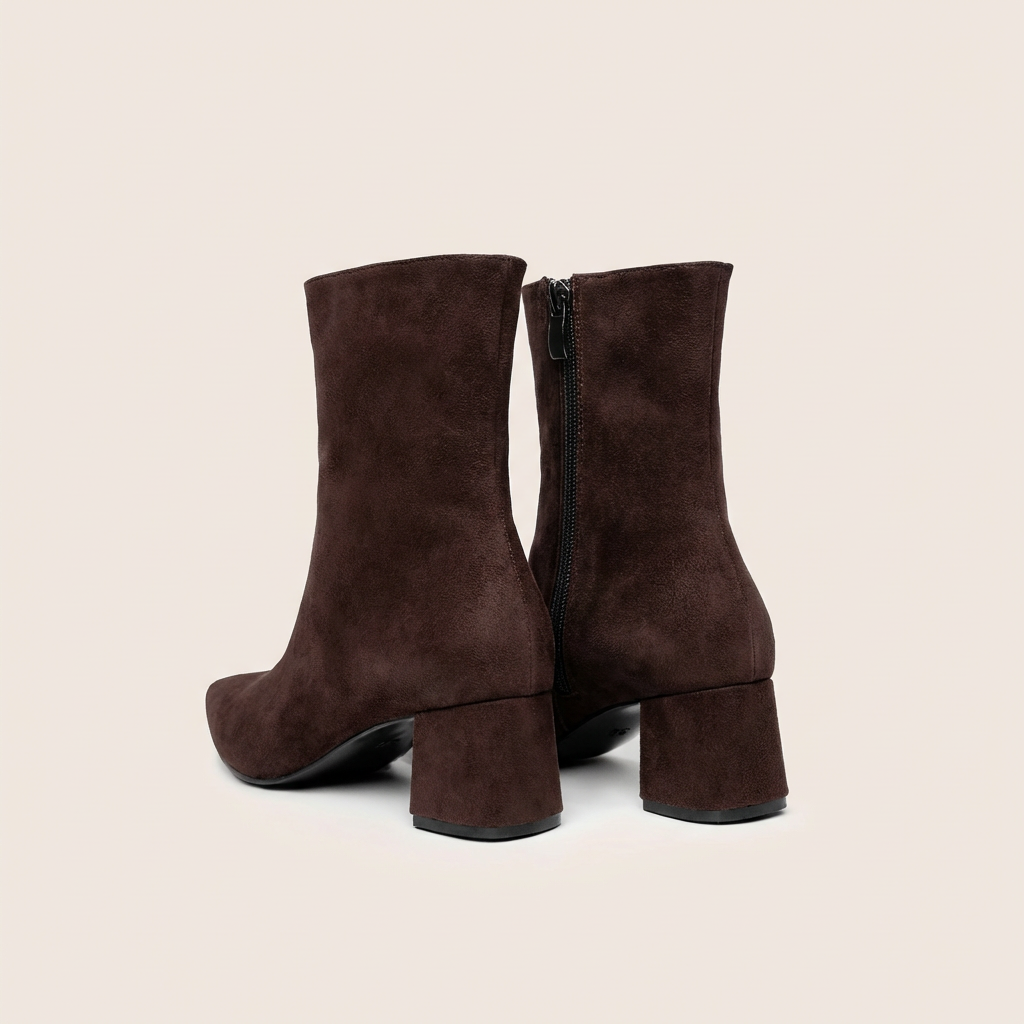 CÉLIA Boots (Suede) — handcrafted women's boots from Glamsy Egypt