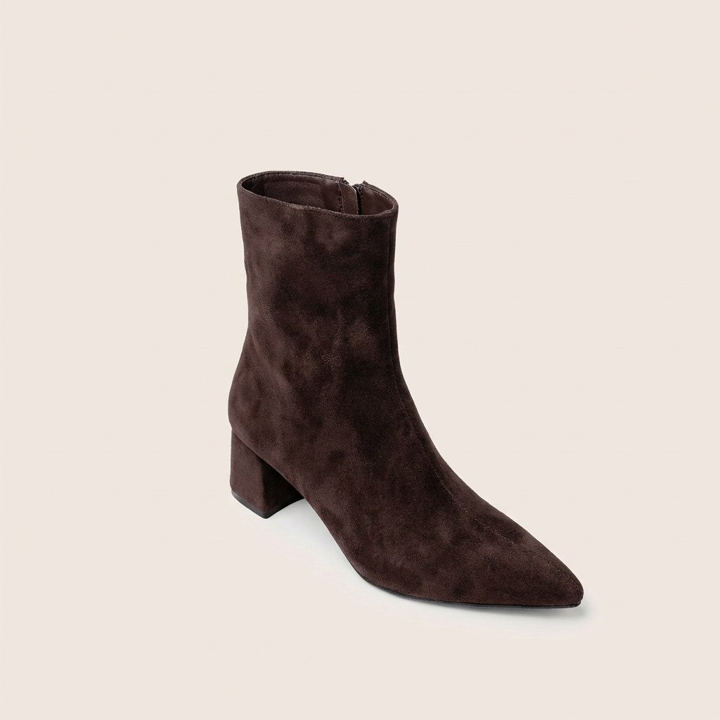CÉLIA Boots (Suede) — handcrafted women's boots from Glamsy Egypt