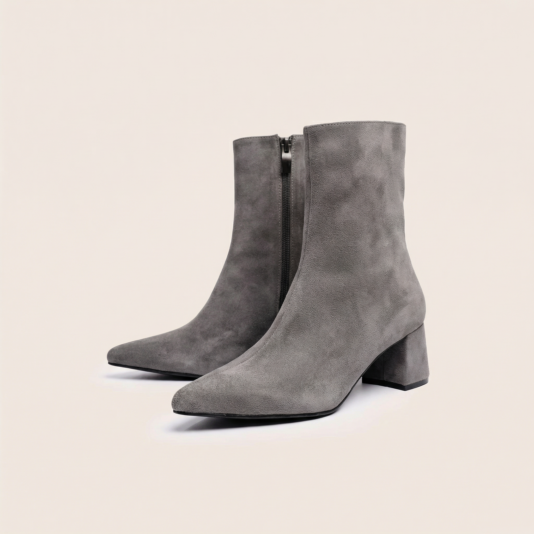 CÉLIA Boots (Suede) — handcrafted women's boots from Glamsy Egypt