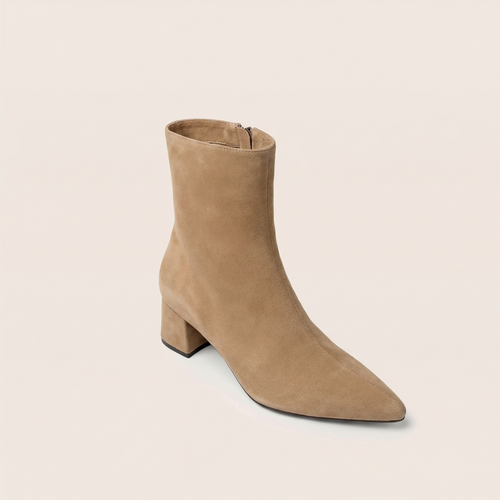 CÉLIA Boots (Suede) — handcrafted women's boots from Glamsy Egypt