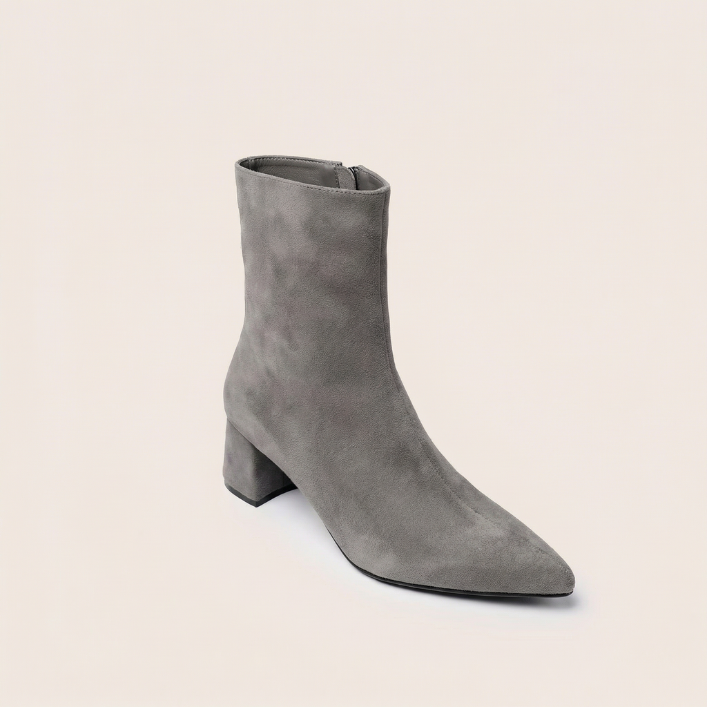 CÉLIA Boots (Suede) — handcrafted women's boots from Glamsy Egypt