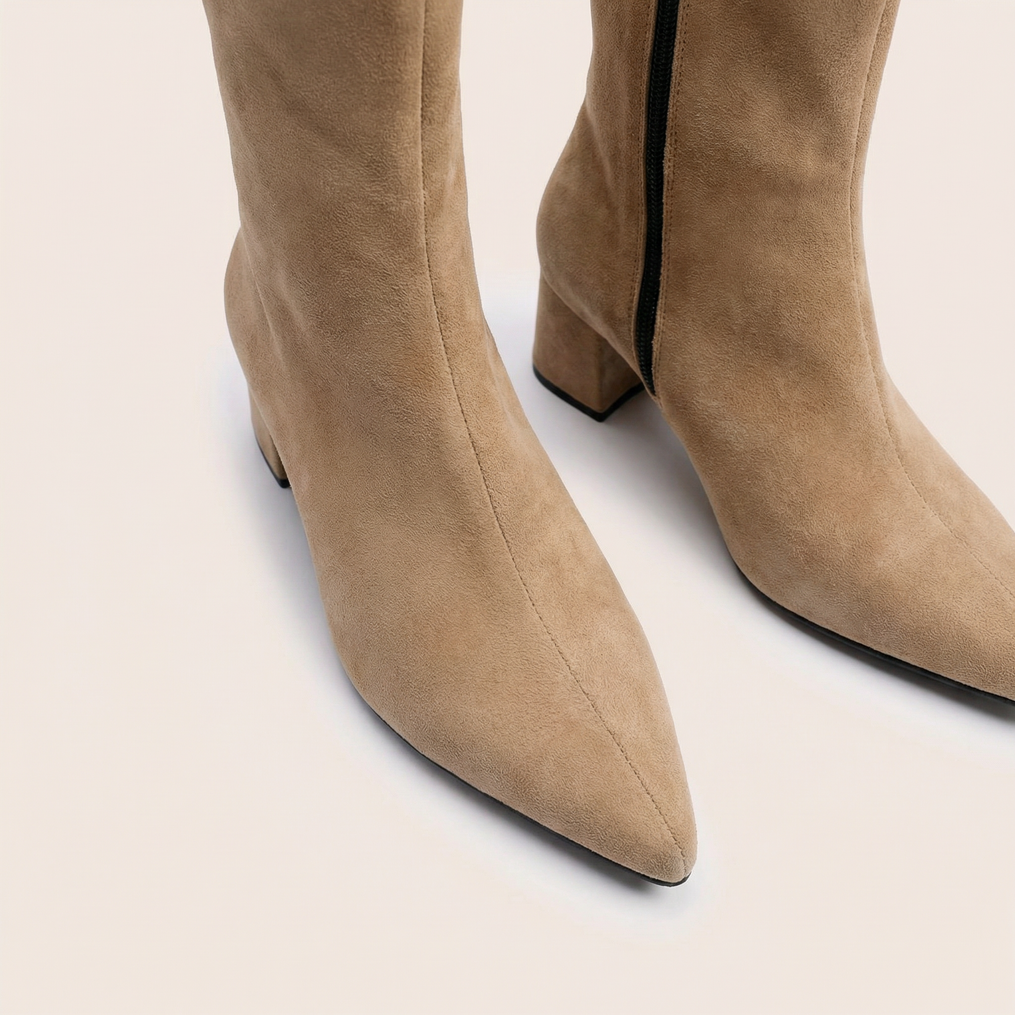 CÉLIA Boots (Suede) — handcrafted women's boots from Glamsy Egypt